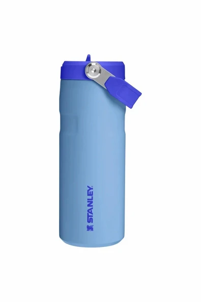 Stanley The IceFlow™ Flip Straw 2.0 Pipetli Termos Bardak 0,47 LT / 16Oz Mavi 10-12110-0213 ürün görseli 1