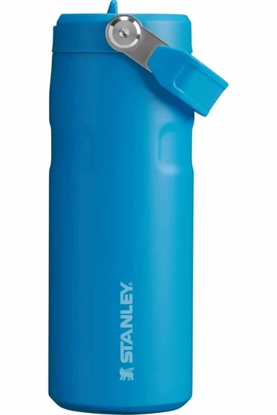 Stanley The IceFlow™  Flip Straw 2.0 Pipetli Termos Bardak 0,47 LT / 16Oz Mavi 10-12110-120 ürün görseli 1