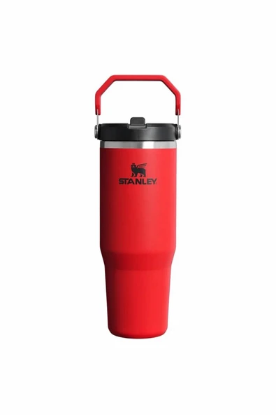 Stanley The IceFlow™  Flip Straw2.0 Pipetli Termos Bardak 0,89 LT / 30Oz Kırmızı 10-13424-0209 ürün görseli 1