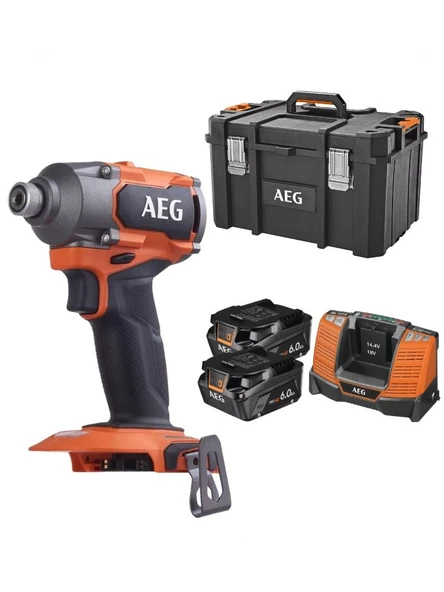 Aeg BSS18C3B3-602TC 2x6.0Ah Çift Akülü Vidalama Plastik Çantalı - 4935500071 ürün görseli 1