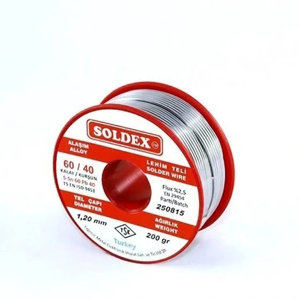 1.2mm 100 gr Soldex Lehim Teli ürün görseli 1