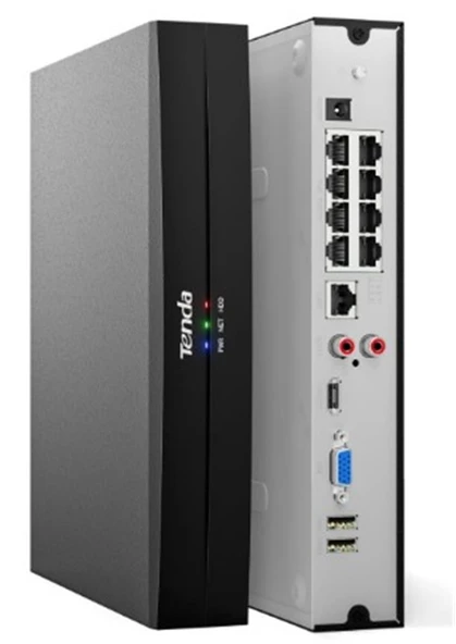 Tenda TN3108-8P 8 Kanal Poe 4K 8MP Destekli NVR Kayıt Cİhazı ürün görseli 1