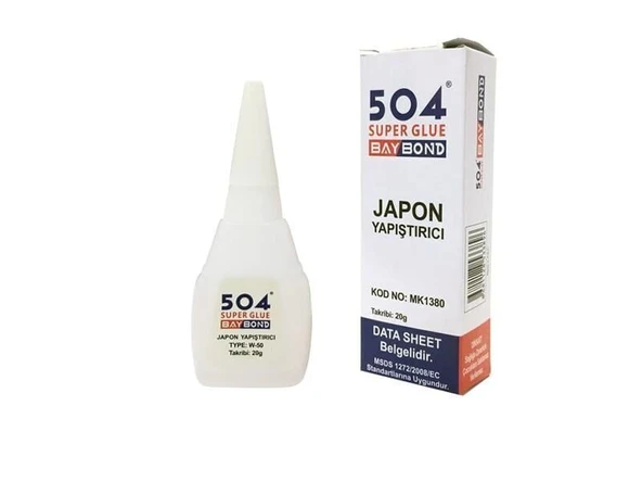 Japon Yapıştırıcı 504  BAYTEC-20 Gr-50 Adet ürün görseli 1