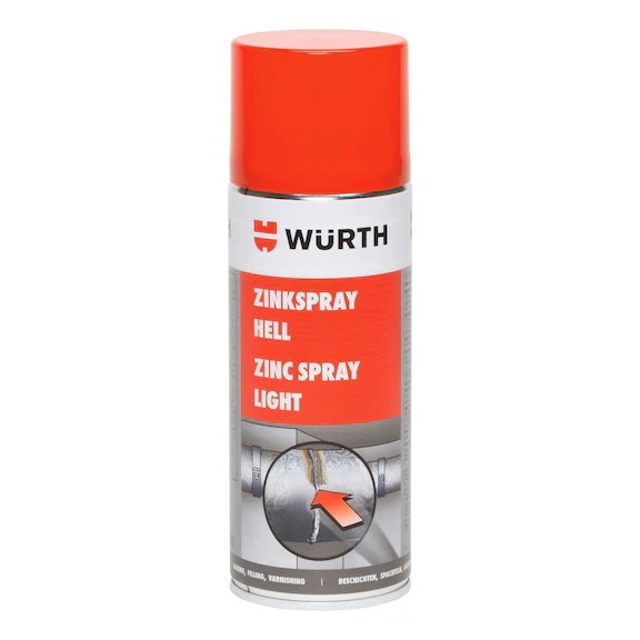 WÜRTH Çinko Sprey Açık Renkli 400 ml - Metal Yüzeylerde Korozyon Koruması ürün görseli 1