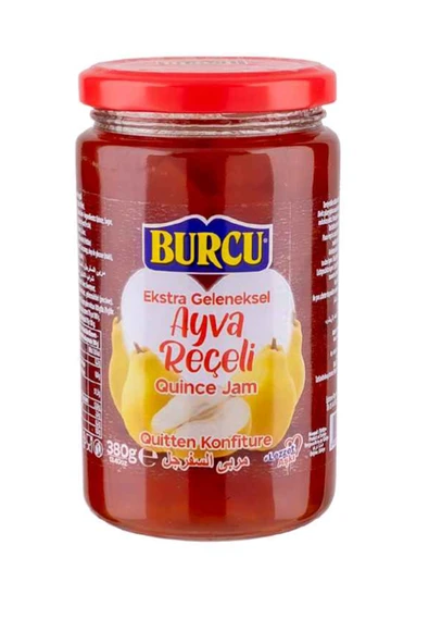Burcu Ekstra Geleneksel Ayva Reçeli 380 gr (Meyve Oranı %45) ürün görseli 1