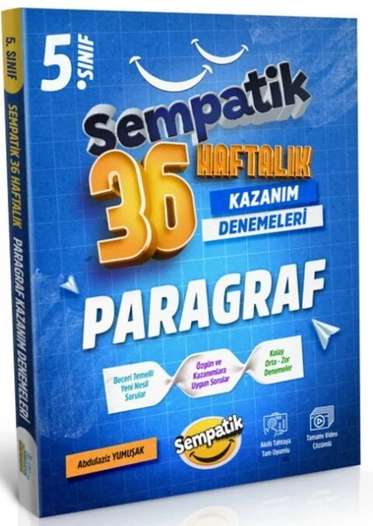 5. Sınıf Paragraf 36 Haftalık Kazanım Denemeleri Ünlüler Karması ürün görseli 1