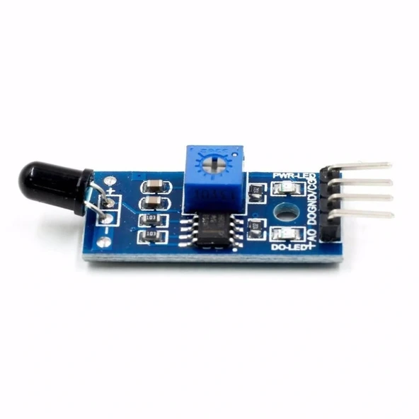 Kızılötesi Ateş Alev Algılama Sensör Modülü 4 Pin - Resim 2