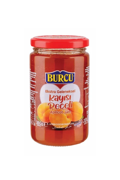 Burcu Ekstra Geleneksel Kayısı Reçeli 380 gr (Meyve Oranı %45) ürün görseli 1