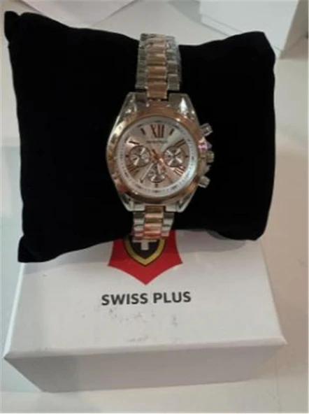 Swiss Plus Woman Watch Model-1 ST0730ABL Rose Gold-Silver ürün görseli 1