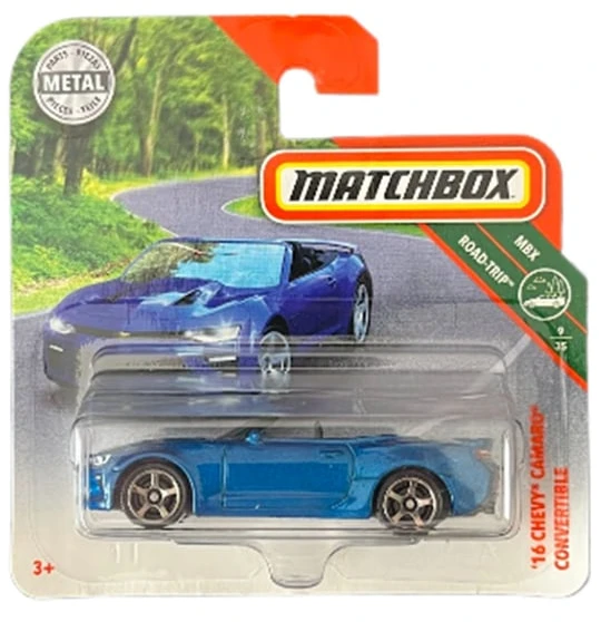 Matchbox - '16 Chevy Camaro Convertible - Mavi (1/64) 2018 Case ürün görseli 1