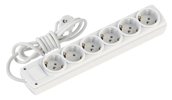 Mutlusan Rı-Tech 6lı 1,5mt  Şok Koruma USB+TYP-C ANAHT. Topraklı Grup Priz (Ç.K.)(3X1.5 1.5 MT) ürün görseli 1
