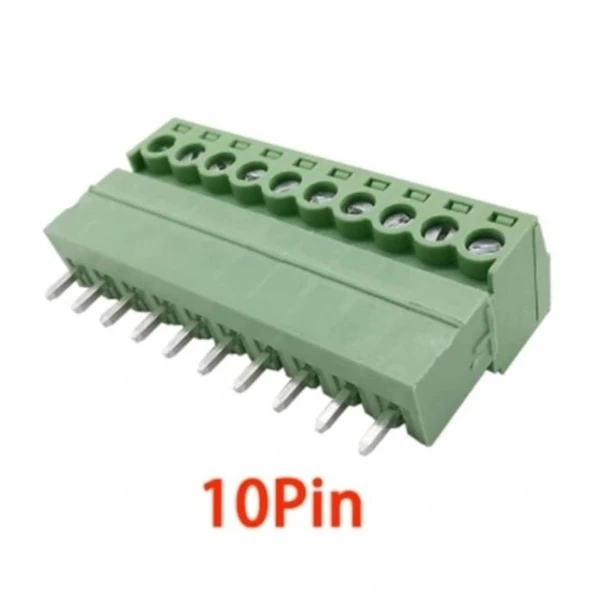10 Pin 3.81mm Geçmeli 180C Takım Klemens ürün görseli 1