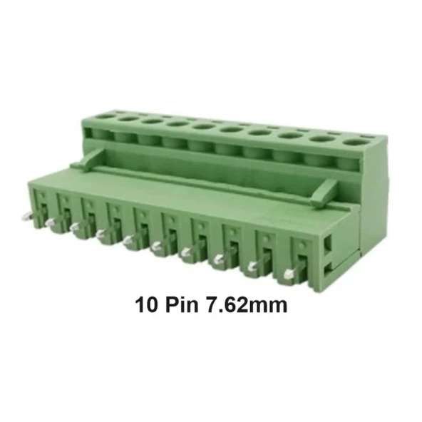 10 Pin 7.62mm Geçmeli 180C Takım Klemens ürün görseli 1