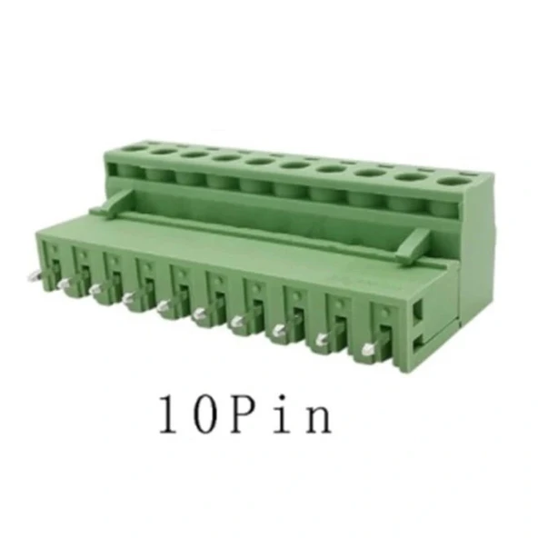 10 Pin 5.08mm Geçmeli 180C Takım Klemens ürün görseli 1