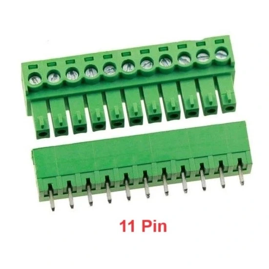 11 Pin 3.81mm Geçmeli 90C Takım Klemens ürün görseli 1