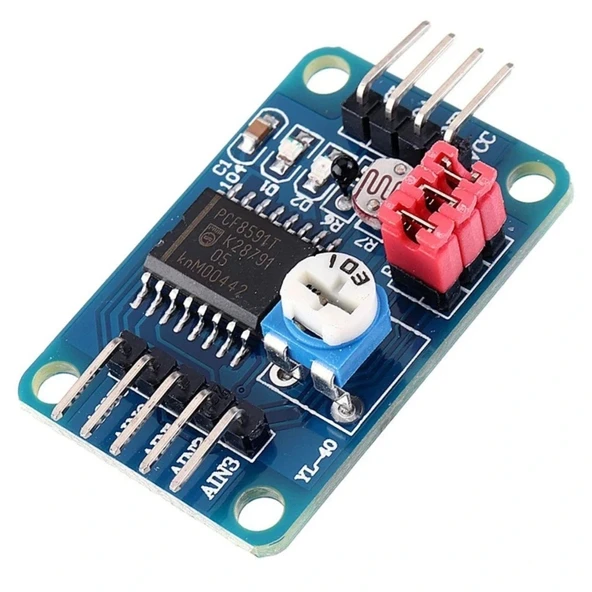 PCF8591 Analog-Dijital ve Dijital-Analog Dönüştürücü Modül ürün görseli 1