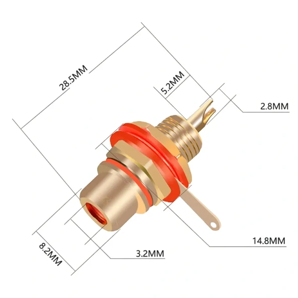 IC-261C Rca Gold Şase Siyah - Resim 4