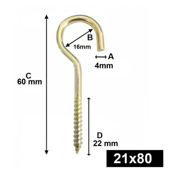 Ersa Piton 21x80 (15 Adet) Er-109 - Resim 2