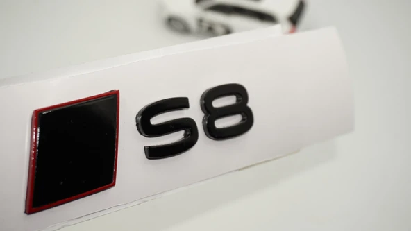 DK Tuning S8 2025+ Bagaj Siyah Yazı Logo Arma Audi İle Uyumlu ürün görseli 1