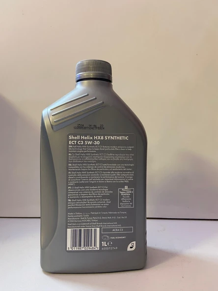SHELL HX8 ECT DPF C3 5W30 1L - Resim 2