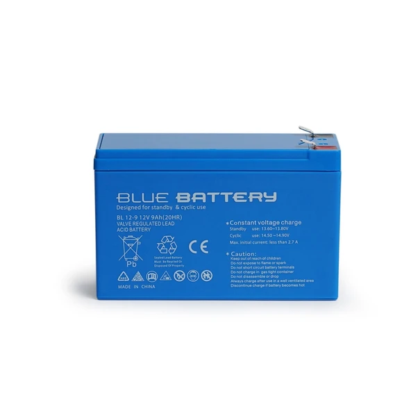 BLUE BATTERY 12V 9Ah Kuru Akü Tip Akü ürün görseli 1