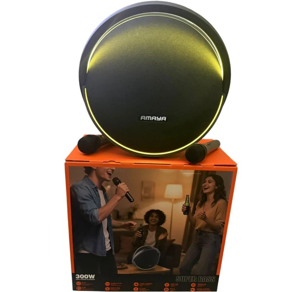 AMAYA ASP-HK9 300W Bass Bluetooth  Hoparlör ürün görseli 1