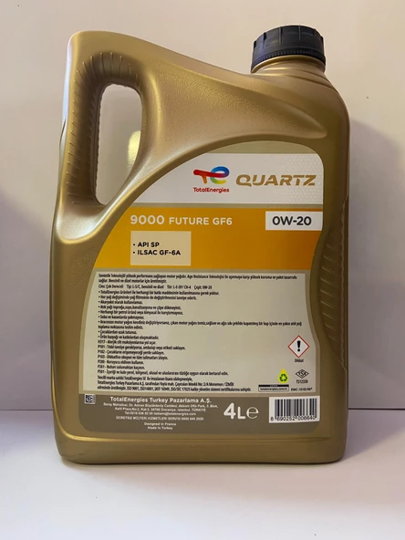 TOTAL QUARTZ 9000 0W20 4L - Resim 2