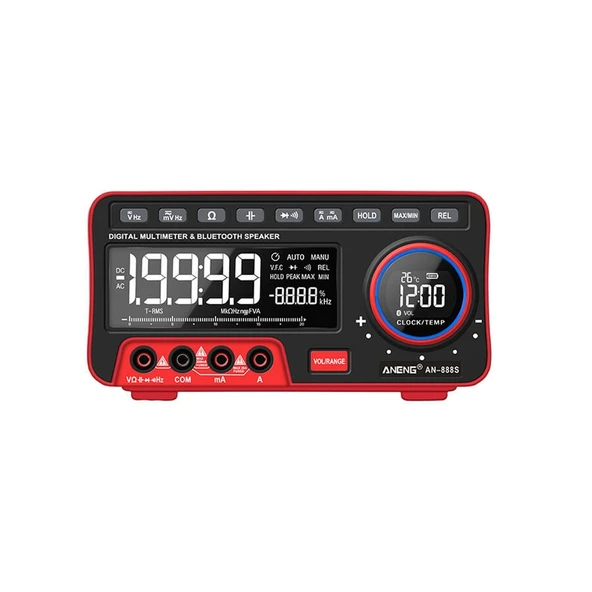 ANENG AN888S Profesyonel Dijital Multimetre + Bluetooth Hoparlör ürün görseli 1