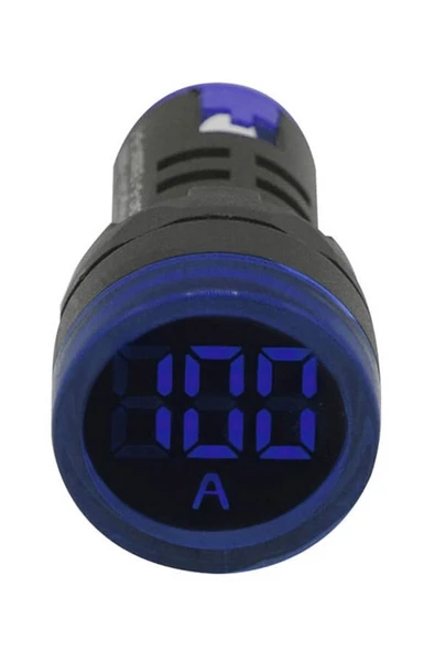AD-116 Dijital Panel Ampermetre – 100A | Mavi Ekran ürün görseli 1