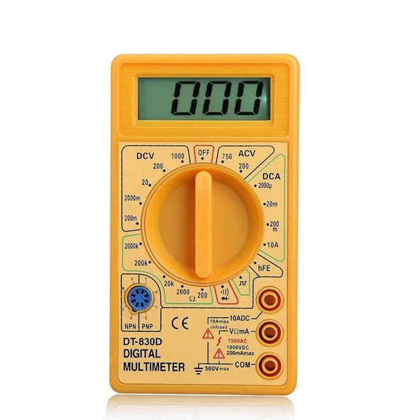 DT830D Dijital Multimetre ürün görseli 1
