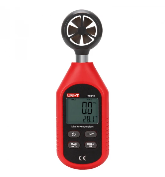 Uni‑T UT‑363 Mini Anemometre | Kompakt Rüzgar ve Sıcaklık Ölçüm Cihazı ürün görseli 1