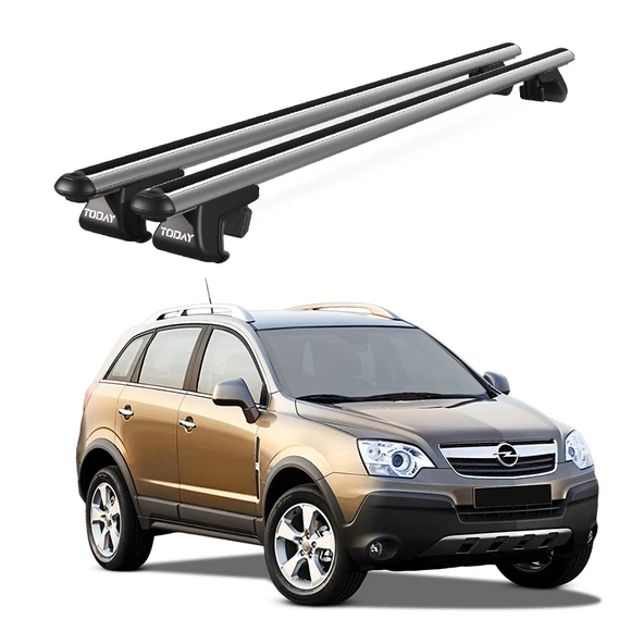 Venüs Opel Antara (2007-2015) Uyumlu Gri Ara Atkı Port Bagaj Tavan Barı ürün görseli 1