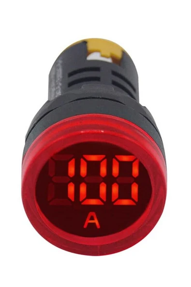 AD-116 Dijital Panel Ampermetre – 100A | Kırmızı Ekran ürün görseli 1