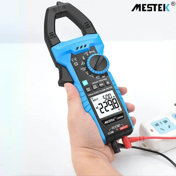 MESTEK CM86B Dijital Pensampermetre 1000A - Resim 2