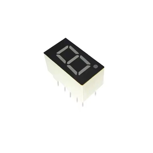 9mm Kırmızı LED 7 Segment Display – Ortak Katot, Siyah Yüzey ürün görseli 1