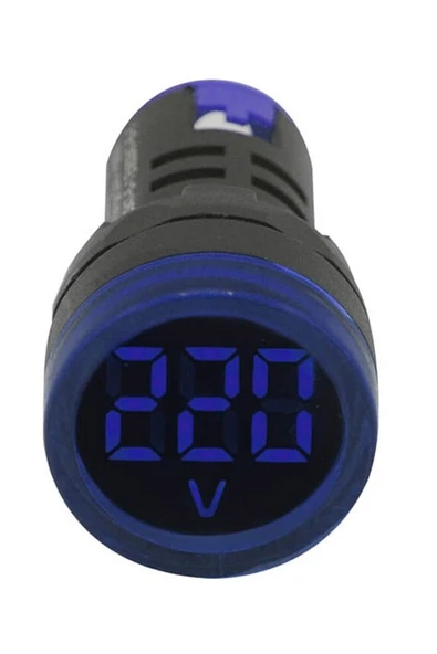 AD-116 Dijital Panel Voltmetre – Mavi Ekran ürün görseli 1