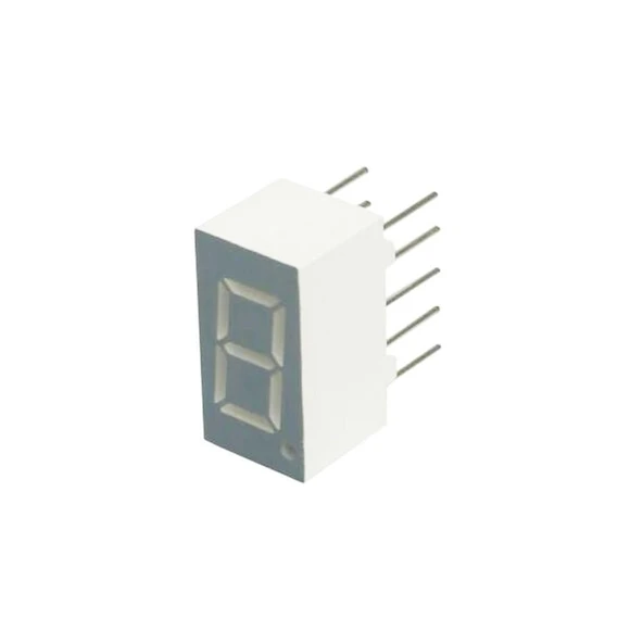 9mm Kırmızı LED 7 Segment Display – Ortak Katot, Gri Yüzey ürün görseli 1