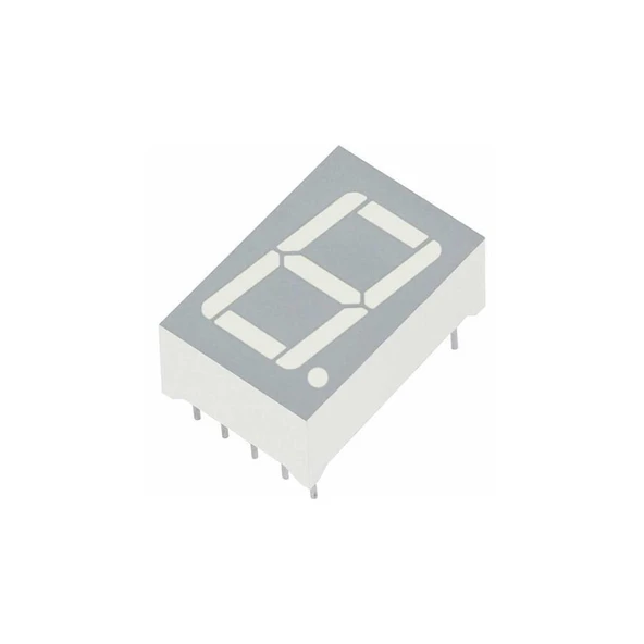 25mm Kırmızı LED 7 Segment Display – Ortak Anot, Gri Yüzey ürün görseli 1