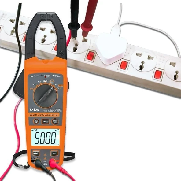 Vici CM-2056 1000A AC/DC Dijital Pensampermetre - Resim 2