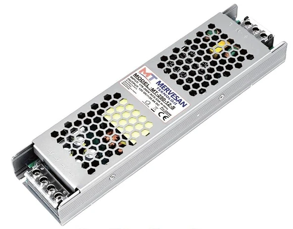 MERVESAN MT-250-24-S 24V 10A SLIM ADAPTÖR ürün görseli 1