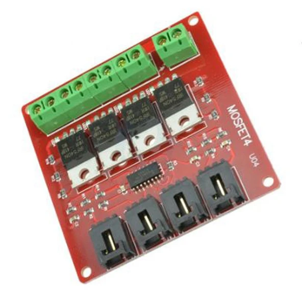 4 Kanallı IRF540 MOSFET Anahtarlama Modülü – Arduino Uyumlu ürün görseli 1