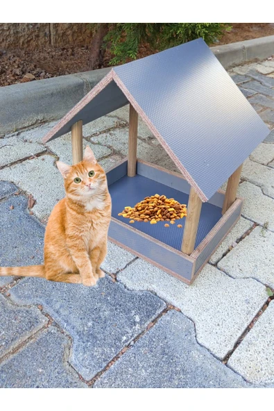 kedi yemlik mamalık dış mekan suya dayanıklı 20x28 ürün görseli 1