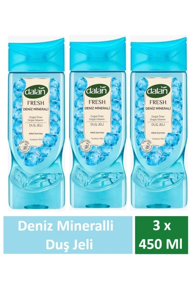 Dalan Duş Jeli Fresh Deniz Minerali 450 Ml x 3 Adet ürün görseli 1