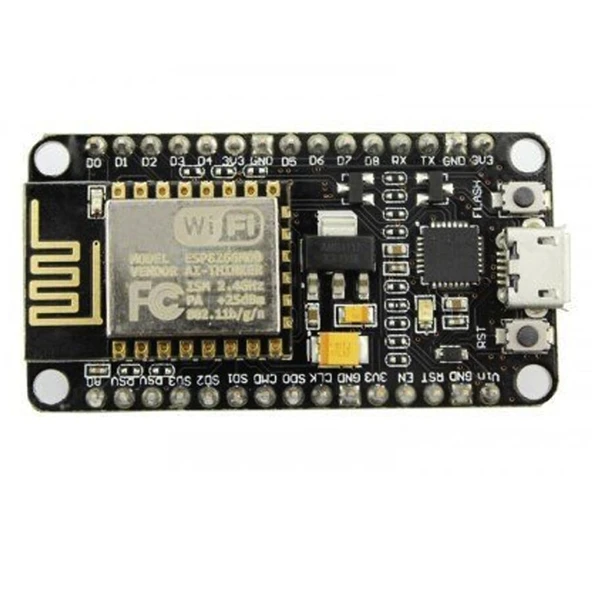 NodeMCU V3 ESP8266 WiFi Geliştirme Kartı - CP2102 USB Seri Dönüştürücülü ürün görseli 1