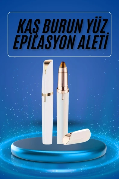 Epilasyon Aleti Tüy Kıl Alma Kaş Bıyık Unisex Yüz Bakım Tıraş Aleti ürün görseli 1