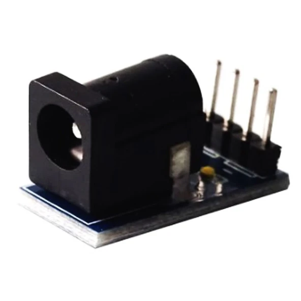 5.5mm x 2.1mm DC Güç Girişi Jak Soketi Modül Kartı – Siyah (DC-005) ürün görseli 1