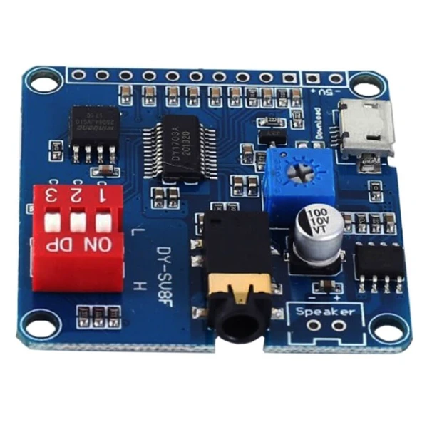 DY-SV8F MP3 Ses Çalma Modülü – 5W Güç Amplifikatörlü ürün görseli 1