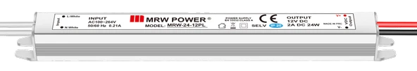 MERVESAN MRW-24-24PL 24V 1A ULTRA SLIM ADAPTÖR ürün görseli 1