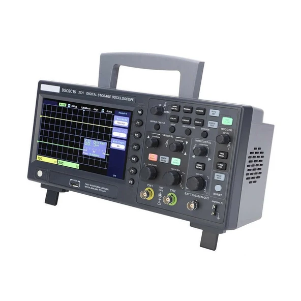 HANTEK DSO2C15 2 Kanal 150MHz Dijital Osiloskop – 1GS/s, Protokol Analizli ürün görseli 1