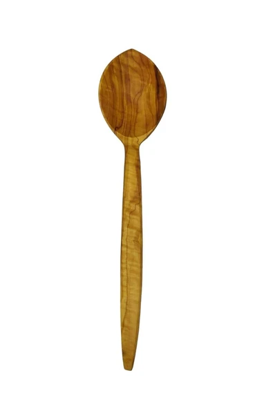 Doğal Zeytin Ağacı El Yapımı Tahta Kaşık 30 Cm Lüks ürün görseli 1